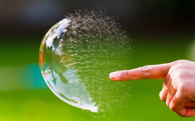 burst the bubble